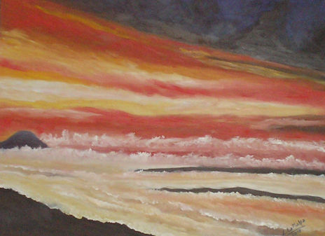 Cielo y mar de Mexico