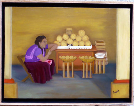 Vendedora de totopos