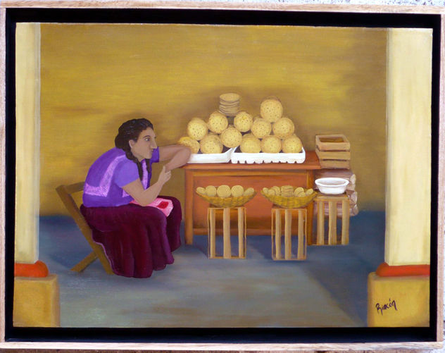 vendedora de totopos
