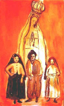 Virgen María con niños