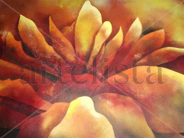 FLOR Acrylic Canvas Floral Painting