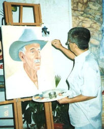 El artista plástico...