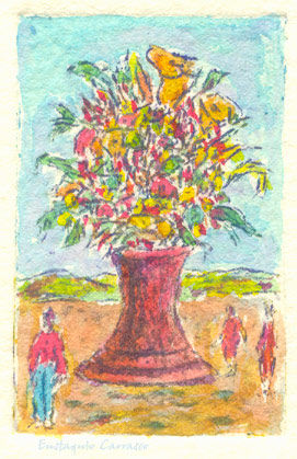 Alrededor del florero
