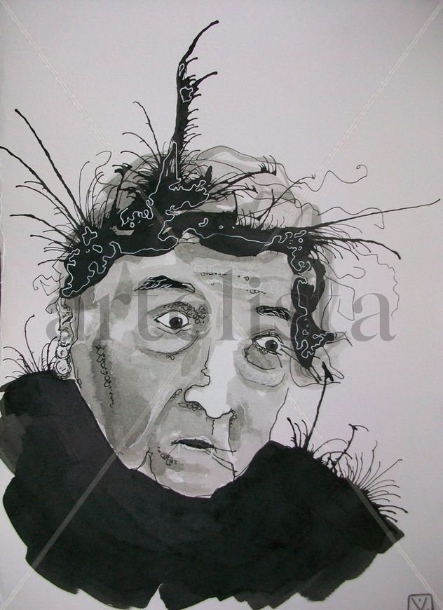 Abuela frente a un nieto que se ha hecho una cresta punk