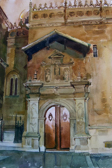 Capilla Real, Granada Watercolour Paper Landscaping