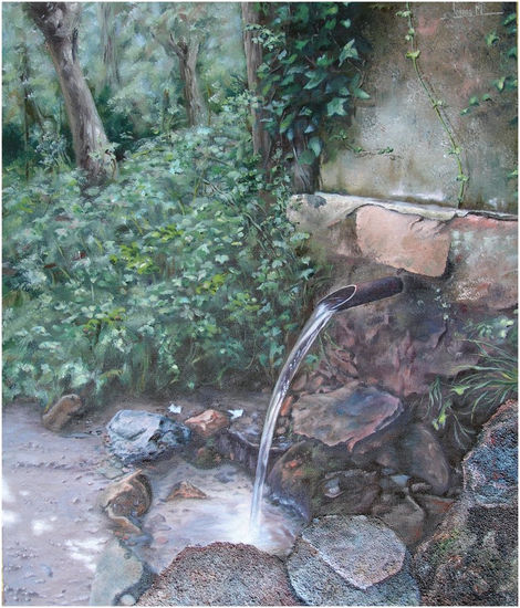 Font de Viladrau Oil Canvas Landscaping