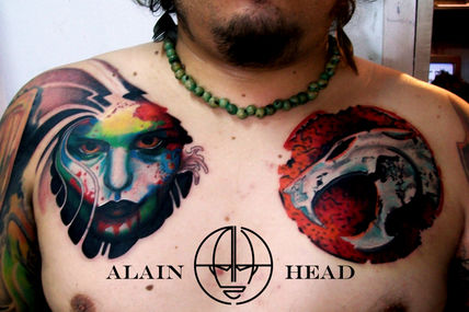Tattoos color demon...