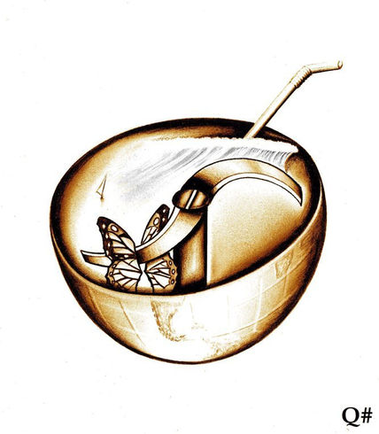 "...si una mariposa...
