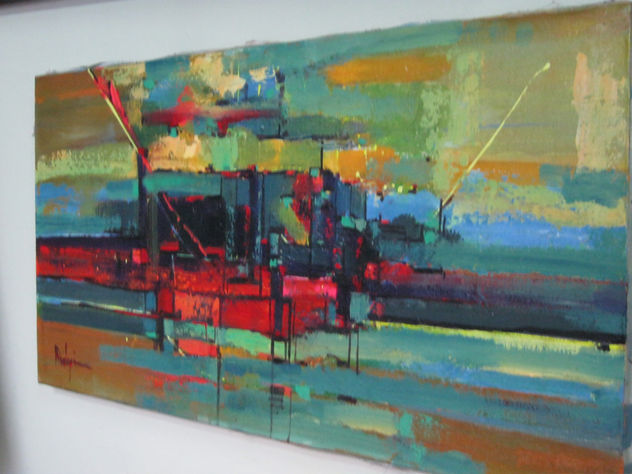 abstracto de vivienda de cartón