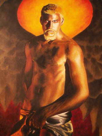 Jano (Ángel) Óleo Lienzo Figura
