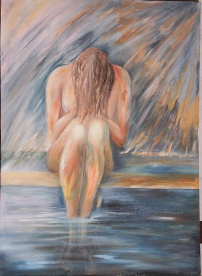 TRISTEZA Oil Canvas Figure Painting