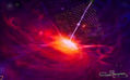 GALAXIA LEJANA   EMITIENDO RAYOS GAMA