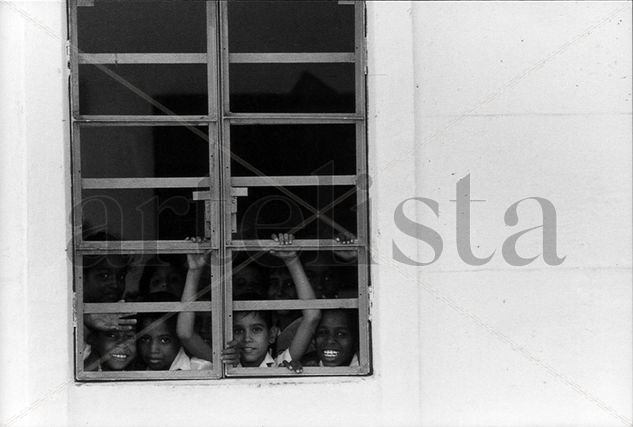 En la escuela? (school?) Portrait Black and White (Manual)