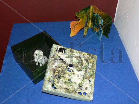 Caja con escultura nº4