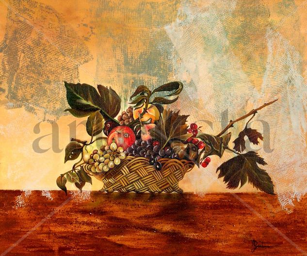 La Cesta Oil Canvas Still Life Paintings