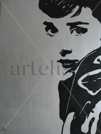 Audrey Hepburn Acrílico Lienzo Retrato