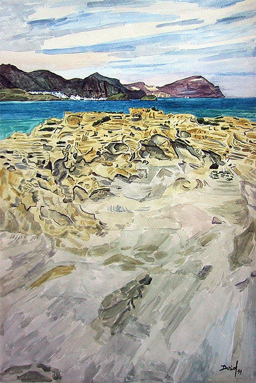 Vista de la Isleta desde los Escullos
