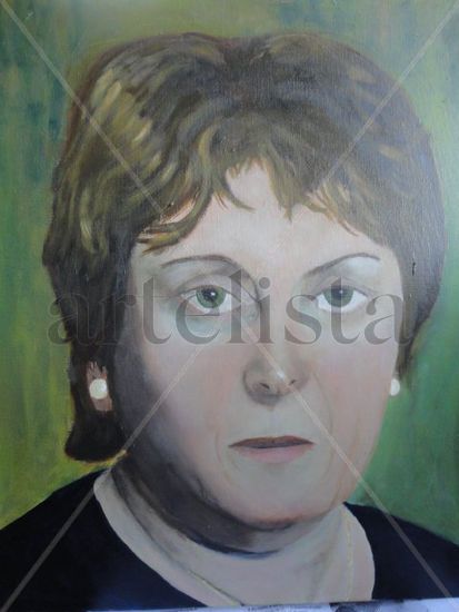 mirando2 Óleo Lienzo Retrato