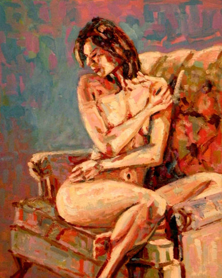 Desnudo Oil Canvas Figure Painting