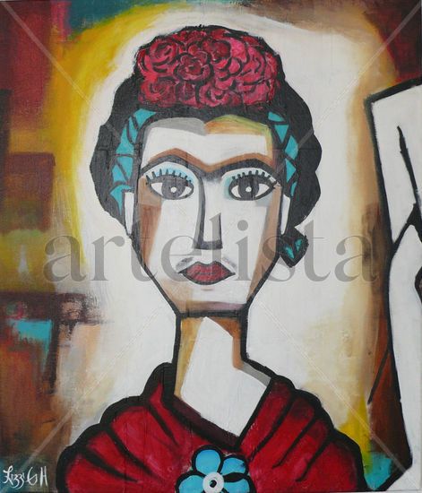 Frida khalo Acrylic Canvas Portrait