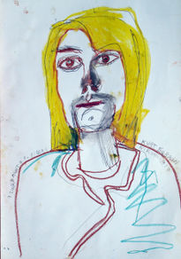 Cobain rubio 1990