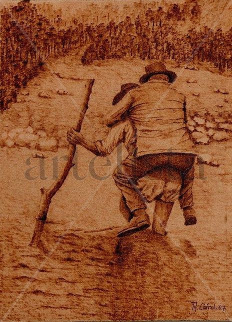 Me voy pa`l pueblo.
