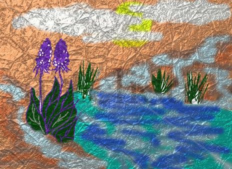 Lilas en el paisaje 2
