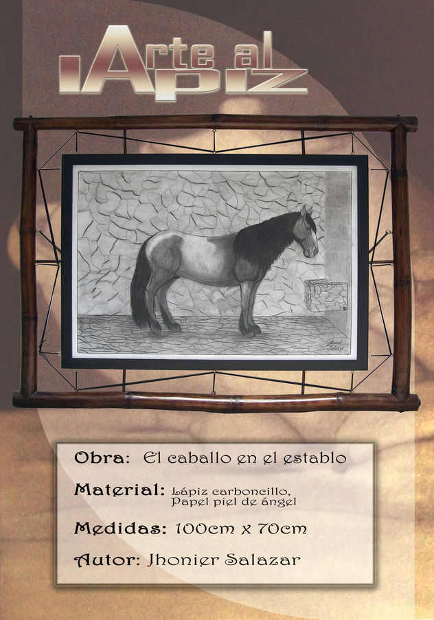 El caballo en el establo