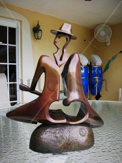 "EL BOHEMIO S" Bronce Figurativa