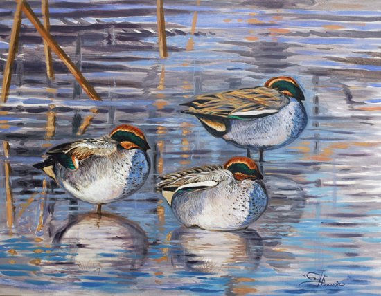 Descanso Oil Canvas Animals