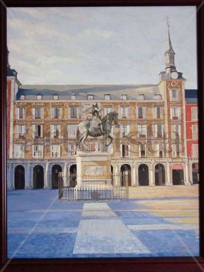 Plaza Mayor (Madrid) Óleo Tabla Otros