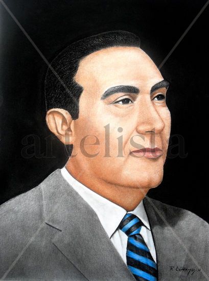 Pedro Vargas Pastel Papel Retrato