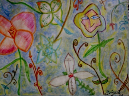 La cara de las flores
