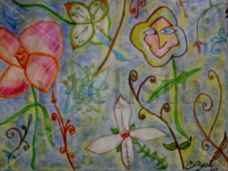 La cara de las flores