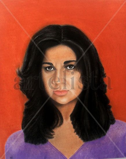 Lolita. Pastel Papel Retrato