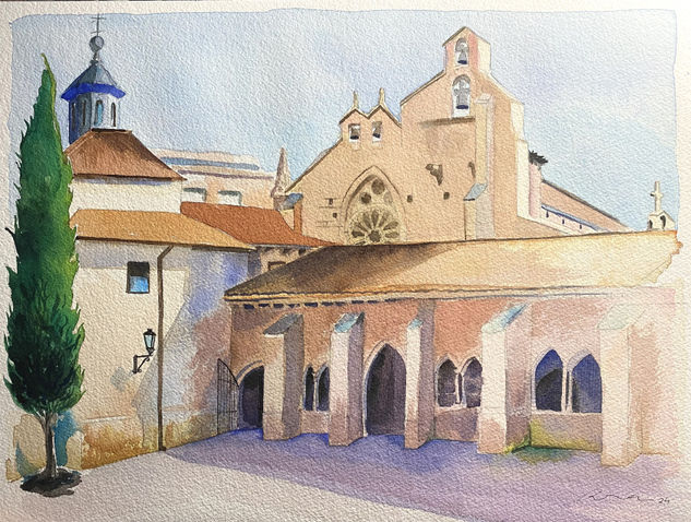 Iglesia de San Francisco , Palencia Watercolour Paper Landscaping