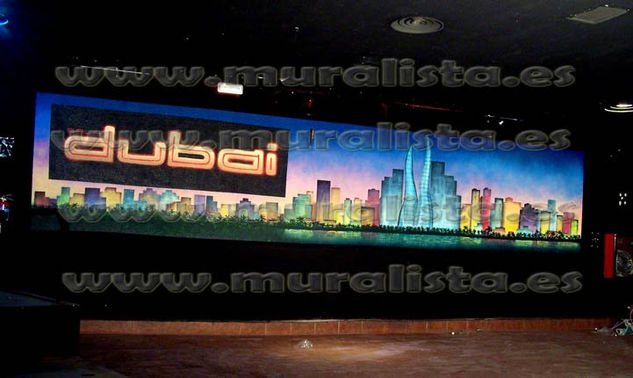 GRAFFITI PINTURA MURAL DISCOTECA 