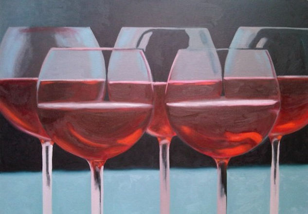 vino Oil Canvas Still Life Paintings