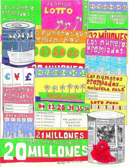 lotto de la florida Lápiz (a color) Papel Otros