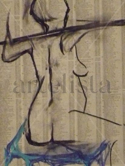 mis mujeres 2011 -tres. Charcoal