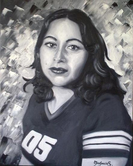 RETRATO P. Oil Canvas Portrait