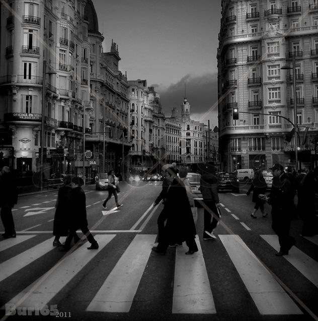 Cruzando en Madrid
