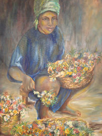 Vendedora de flores