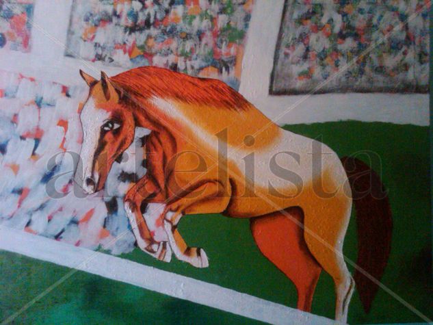 miel Oil Canvas Animals