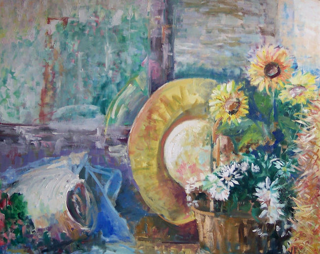 sombrero Oil Canvas Still Life Paintings