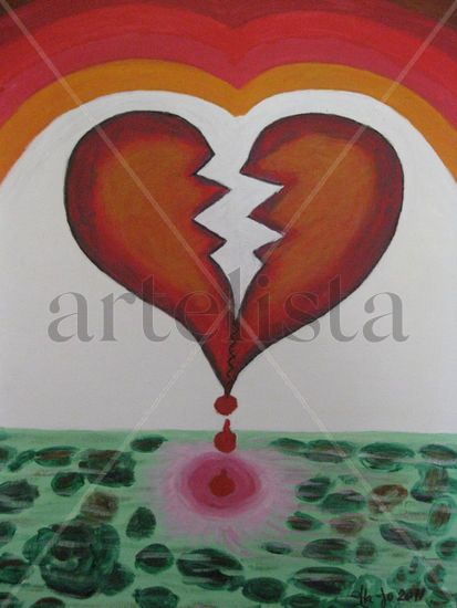 Mi corazon partido Acrylic Card Others