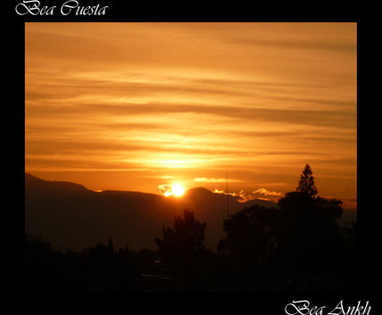 Amanecer en Oaxaca