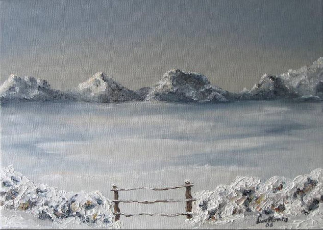 Invierno Oil Canvas Landscaping