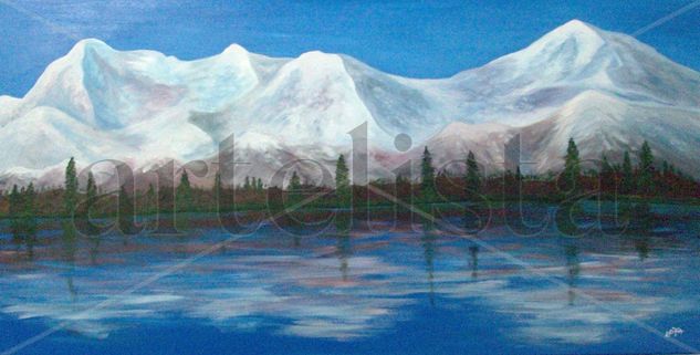 Alaska Acrylic Canvas Landscaping