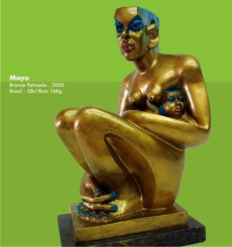 Maya - 2008 Bronce Figurativa